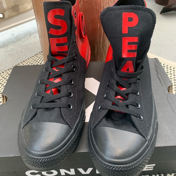 New: Converse Chuck Taylor All Star SEEK PEACE - Picture 10 of 10